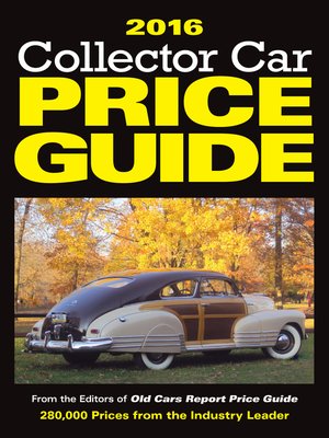 cover image of 2016 Collector Car Price Guide
